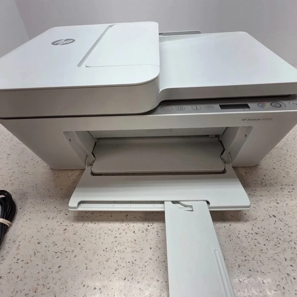 HP Deskjet 425e wireless color all-in-one printer scan copy NO INK